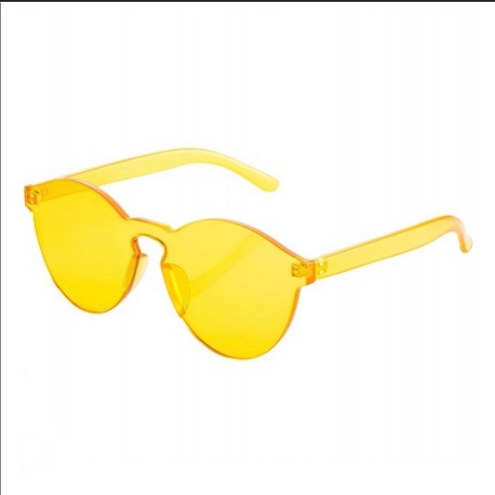 Mustard Yellow Jelly Sunglasses
